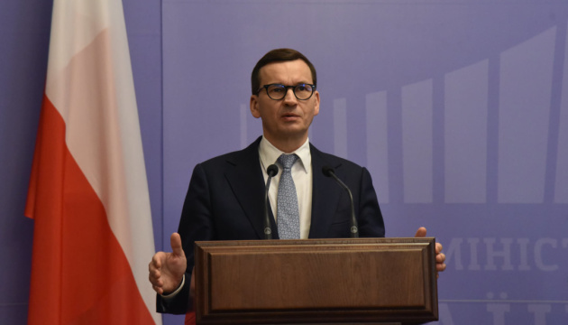 Mateusz Morawiecki: La Pologne soutient le blocus commercial total de la Russie