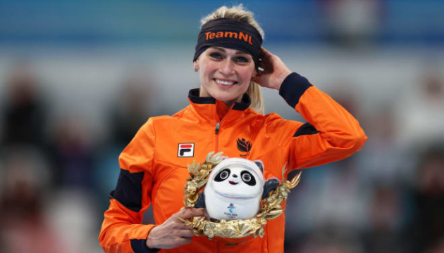 Пекін-2022: ковзанярка Ірен Схаутен виграла дистанцію 3000 метрів