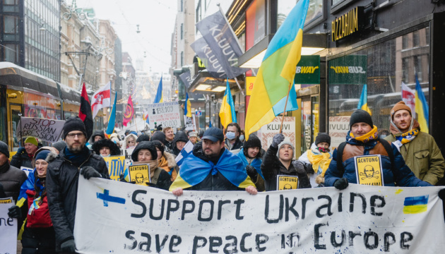 У Фінляндії діаспора провела акцію «Підтримай Україну, збережи мир в Європі»