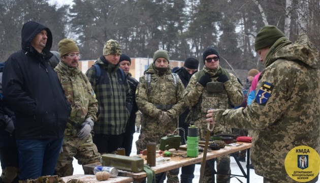 У Києві вперше провели навчання повного складу 112-ї бригади тероборони