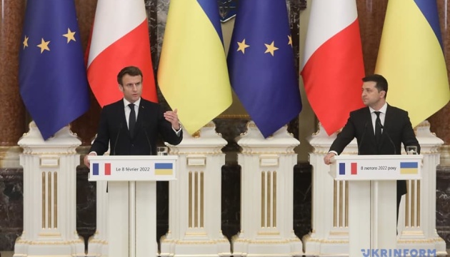 Zelensky, Macron discuss economic and infrastructure cooperation