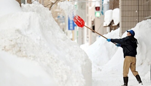 В Японії випала рекордна кількість снігу