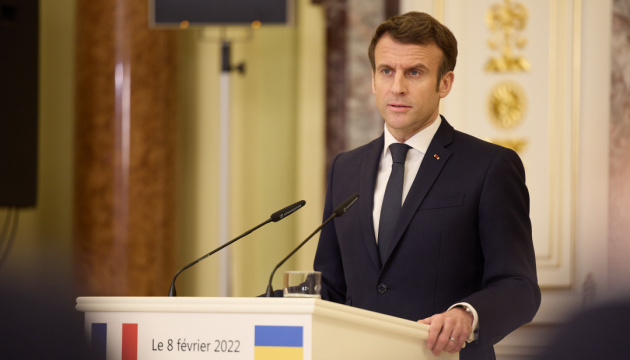 「プーチン露大統領は意図的に戦争を選択した」＝マクロン仏大統領