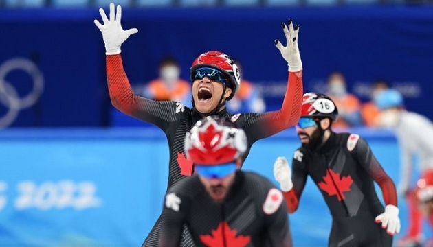 Збірна Канади з шорт-треку виграла чоловічу естафету на 5000 м
