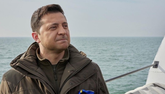 Зеленський вийшов у море на борту судна «Капітан Чусов»