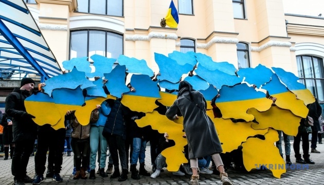 У Запоріжжі «Потяг Єдності» зустріли з оркестром та «живою» картою України