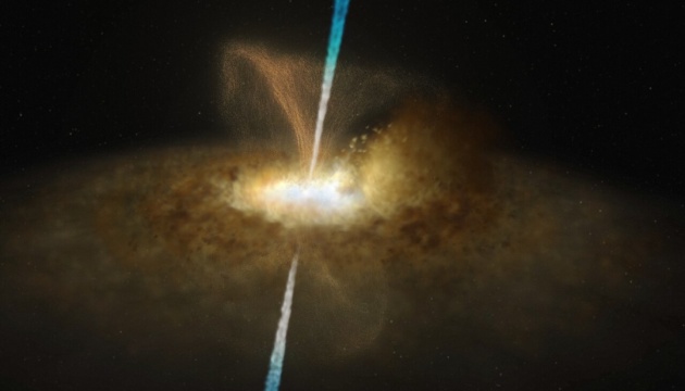 Вчені знайшли надмасивну чорну діру, яка ховається всередині космічного пилу