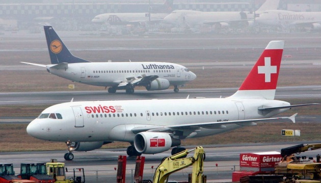 Swiss Air на тиждень призупинила польоти до Києва