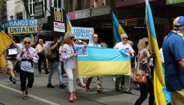 У Австралії діаспора провела мітинги на підтримку України