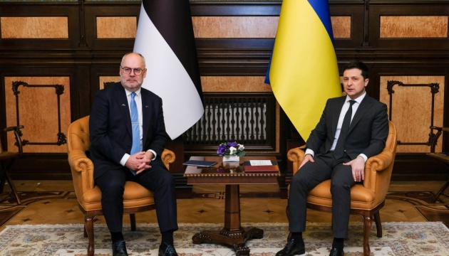 У Києві розпочалася зустріч президентів України та Естонії