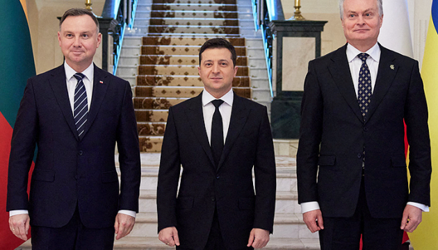 Zelensky, presidents of Lithuania and Poland meet in Kyiv 