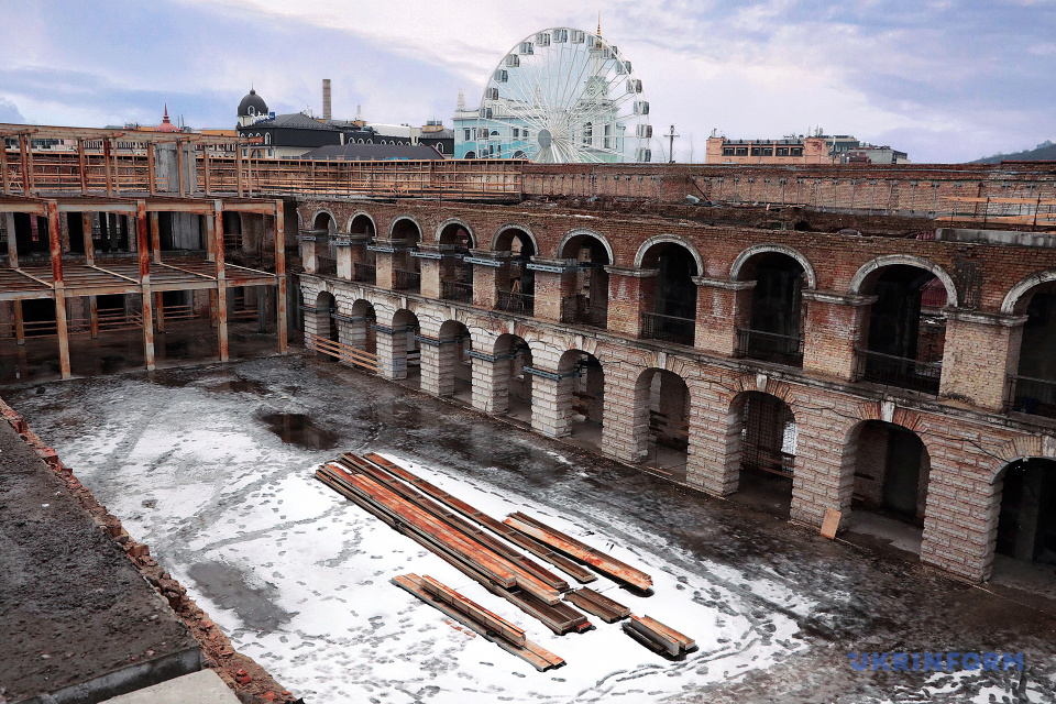 Реконструкція Гостиного двору / Фото: Геннадій Мінченко. Укрінформ 