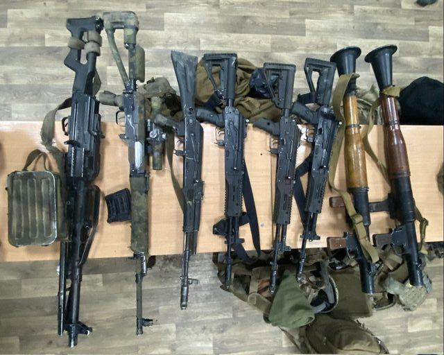 Стрілецькі трофеї: РПГ-7В, AK-12, AK-74M, СВД и ПКП 