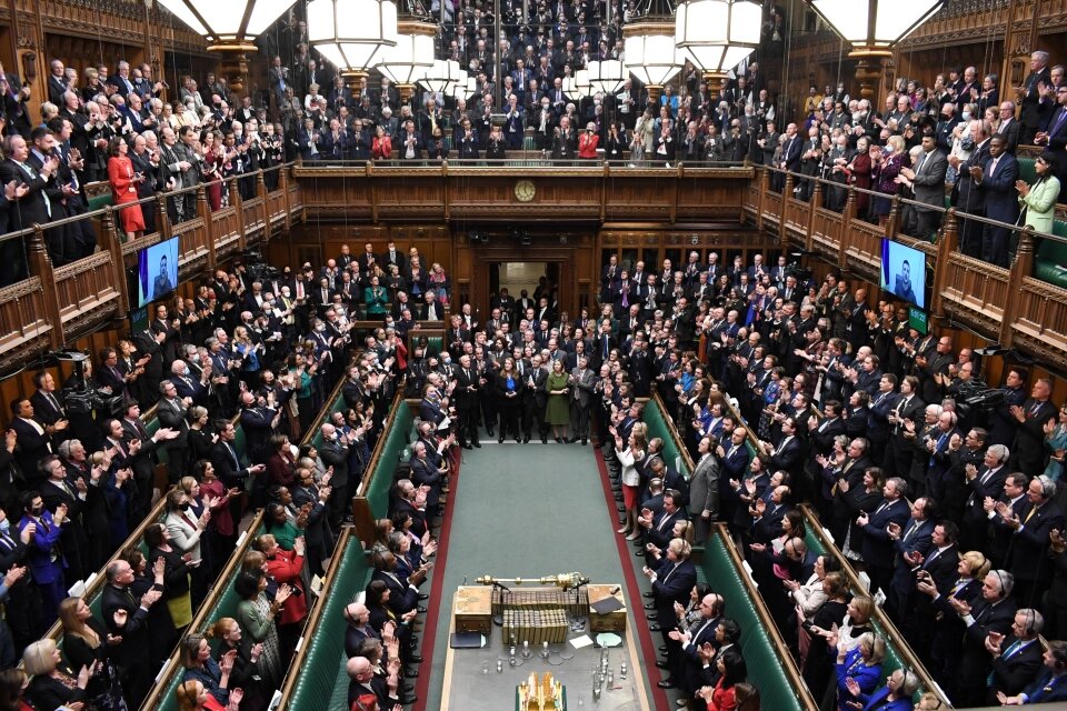 Володимиру Зеленському аплодувала стоячи вся палата громад Парламенту Великої Британії