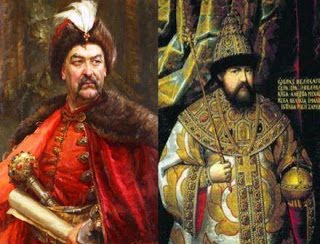 Богдан Хмельницький і російський цар 