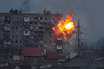 Mariupol after Russian bombing