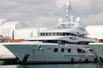 Spain seizes Russian oligarch's $140M yacht in Barcelona