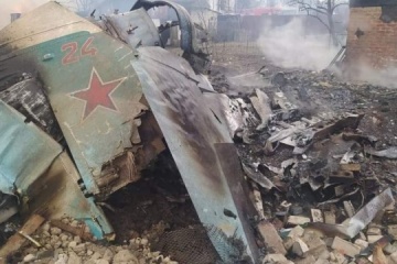 Otro avión enemigo derribado cerca de Járkiv