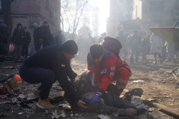 W ataku rakietowym w Kijowie zginęła jedna osoba