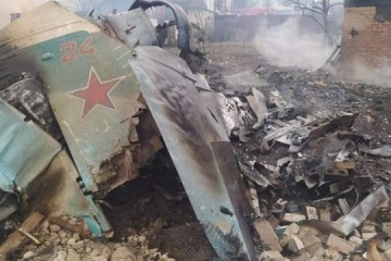 Wrogi myśliwiec bombardujący Su-34 został zestrzelony z pomocą  Stingera w obwodzie kijowskim 