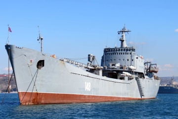 Russian landing ship destroyed in Ukraine’s port of Berdiansk