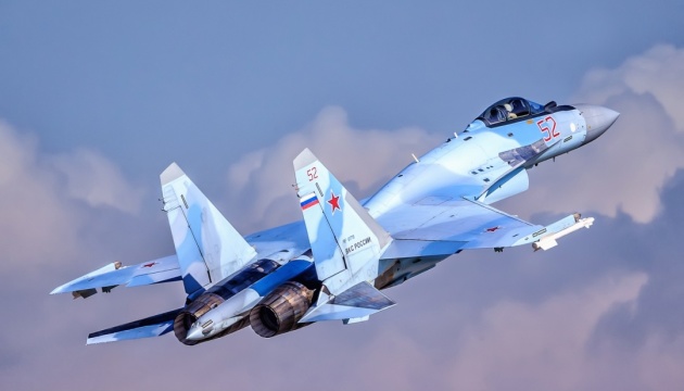На Херсонщині збили російський винищувач Су-35