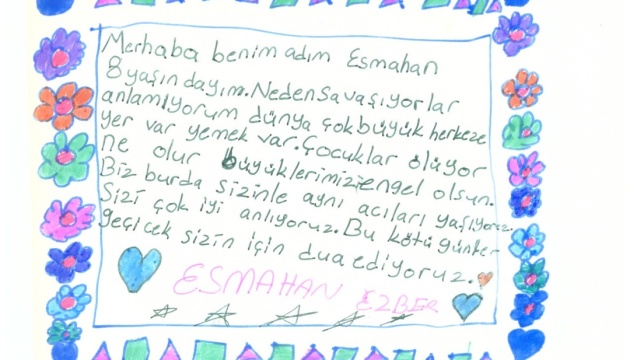 Турецькі школярі написали листи зі словами підтримки українським дітям