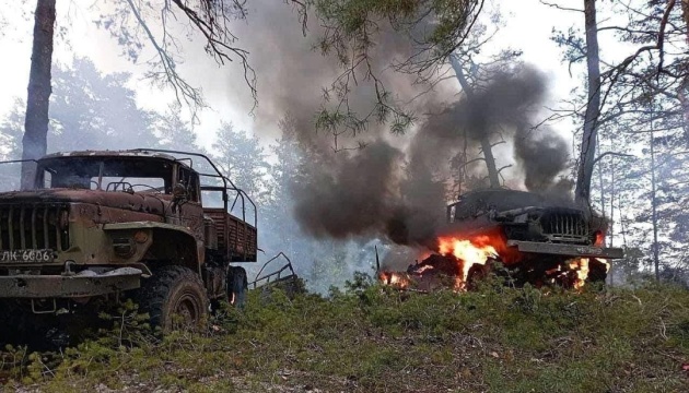 In Melitopol, Ukrainian Army destroys huge enemy convoy
