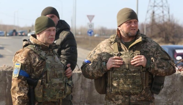 Залужний розповів, які підрозділи боронять Київ