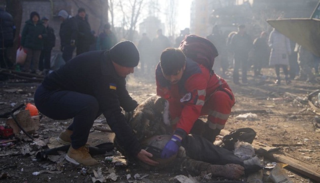 У Києві внаслідок ракетного удару загинула одна людина