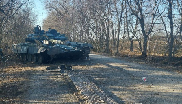 На Чернігівщині загарбники покинули техніку тікаючи від бійців тероборони