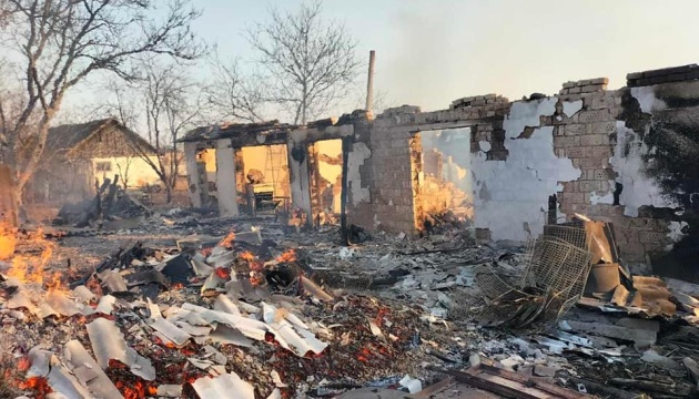 На Житомирщині російська артилерія обстріляла село