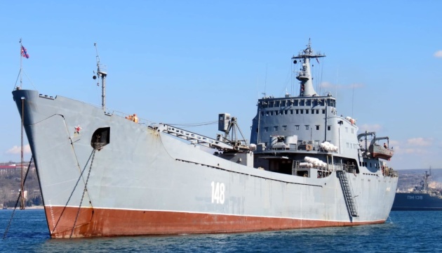 Russian landing ship destroyed in Ukraine’s port of Berdiansk