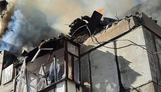 На Луганщині обстрілами рф зруйновані 20 будинків, під Сєверодонецьком під горить ліс