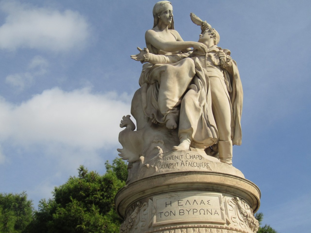 Пам'ятник Лорду Байрону в Афінах (Греція)