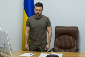Зеленський обговорив із Макроном заявку України в кандидати до ЄС