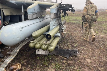 Ukrainian fighters destroy Russia's Ka-52 helicopter in Zaporizhzhia region