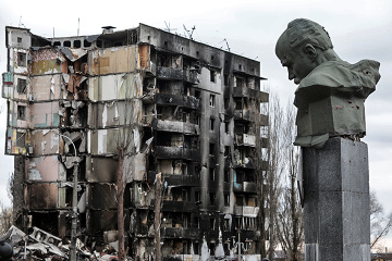 Zerstörte Borodjanka: So sieht Siedlung nach russischen Bombardements vor