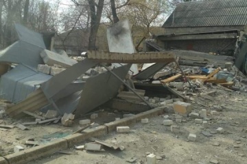 W Rubiżnym rosjanie ostrzeliwali dzielnicę mieszkalną – spłonęły prawie wszystkie domy