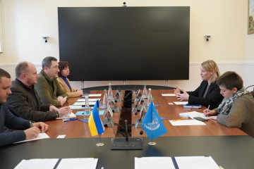 Support for IDPs: Ukraine’s Ministry of Communities, UNHCR Representative in Ukraine sign cooperation agreement