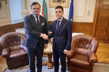Kuleba se reúne con el presidente de la Asamblea Nacional de Bulgaria