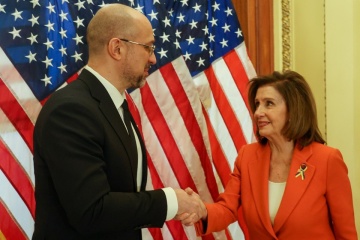Work on sanctions: Shmyhal meets with Nancy Pelosi and congressmen