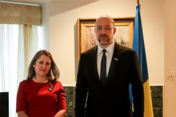 Premier Schmyhal dankt Freeland für Kanadas Unterstützung für die Ukraine