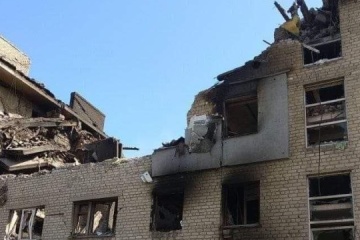 In Popasna stürzt nach Beschuss ein Haus ein, drei Menschen kommen ums Leben