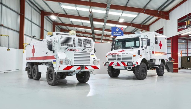 Embassy in Britain buys 30 armored ambulances with money raised for Ukraine