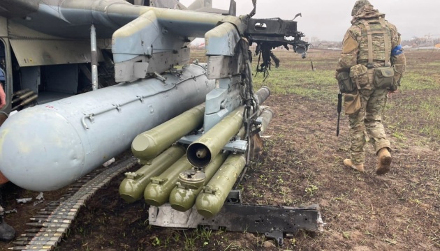 Ukrainian fighters destroy Russia's Ka-52 helicopter in Zaporizhzhia region