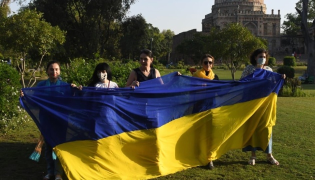 Українські жінки в Делі закликали індійців не довіряти пропаганді рф
