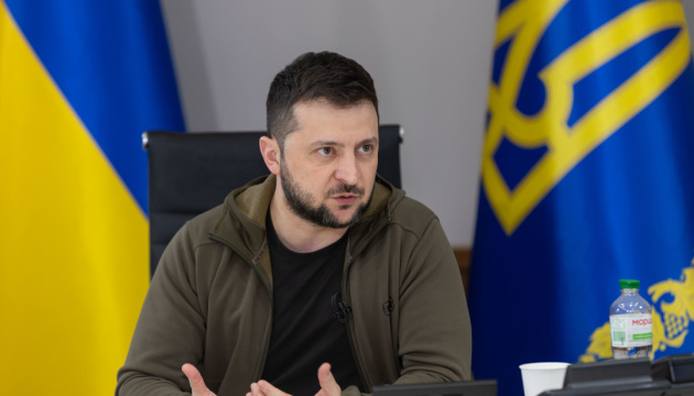 Stop, push them back, restore: Zelensky names three stages of war