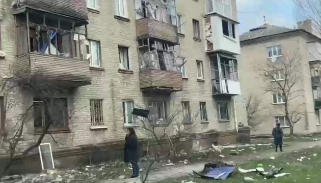 Russians fire on school, two high-rise buildings in Sievierodonetsk