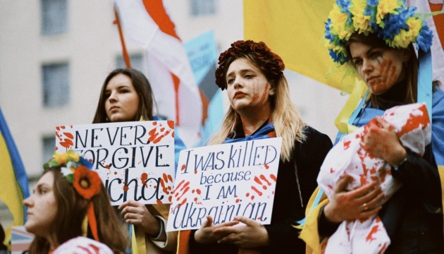 У Лондоні провели акцію пам'яті замордованих і вбитих росіянами українців